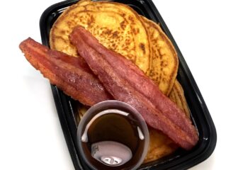 Protein Pancakes with Turkey Bacon