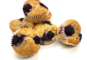 Blueberry-Banana Mini Muffins